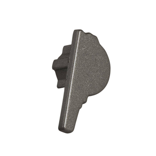Embout DURAL gauche FLORENTOSTEP métal coulé sous pression titane 9mm