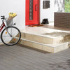 Profilé pour marches d'escalier DURAL FLORENTOSTEP aluminium anodisé argent 9mm 300cm