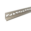 Wandanschluss Gefällekeil links (in Blickrichtung zur Rinne) SHOWER-GK TILE Edelstahl (V2A/304) sand RAL 0808005 strukturbeschichtet 12,5mm 98cm