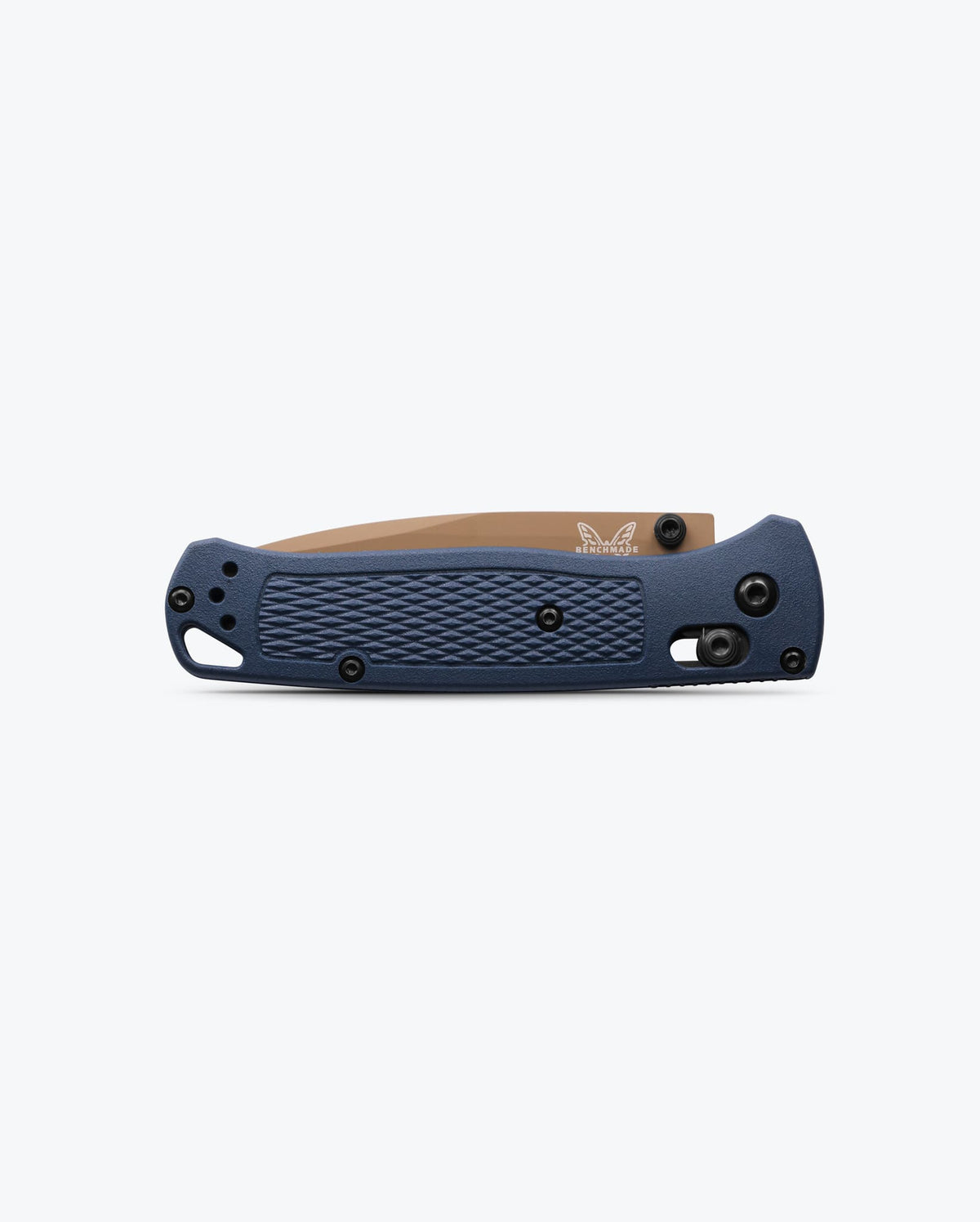 Bugout® Crater Blue Grivory® - Front Profile Closed | Benchmade Knife Co.