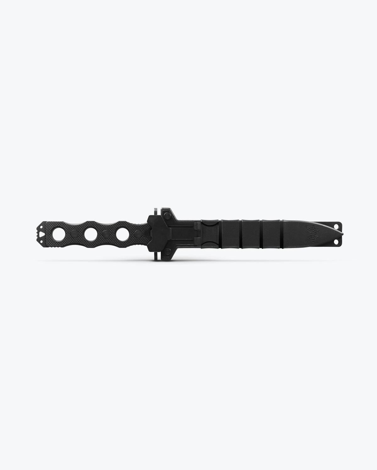 SOCP® Fixed Blade Black G10 with Sheath - Profile View | Benchmade Knife Co.