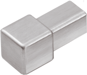 Innen- und Außenecke LARGO CANTO Metalldruckguss gebürstet 10mm Beutel a 20 Stk.