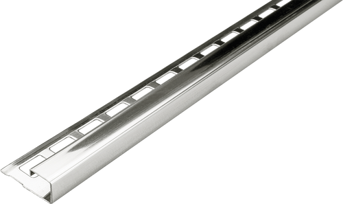 FLIESENEXPERT 24 Profilé carré LARGO CANTO Acier inoxydable (V2A/304) brossé 8mm 250cm