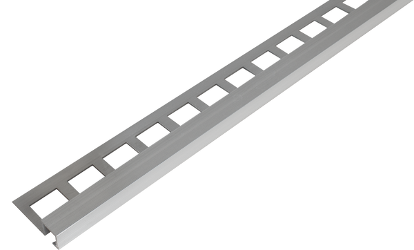 FLIESENEXPERT 24 Profilé carré LARGO CANTO Aluminium naturel 9mm 250cm