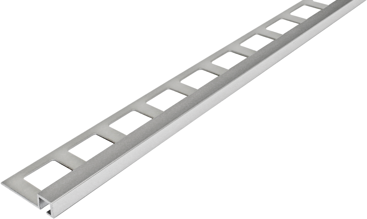 Quadratprofil LARGO CANTO Aluminium eloxiert silber 10mm 250cm