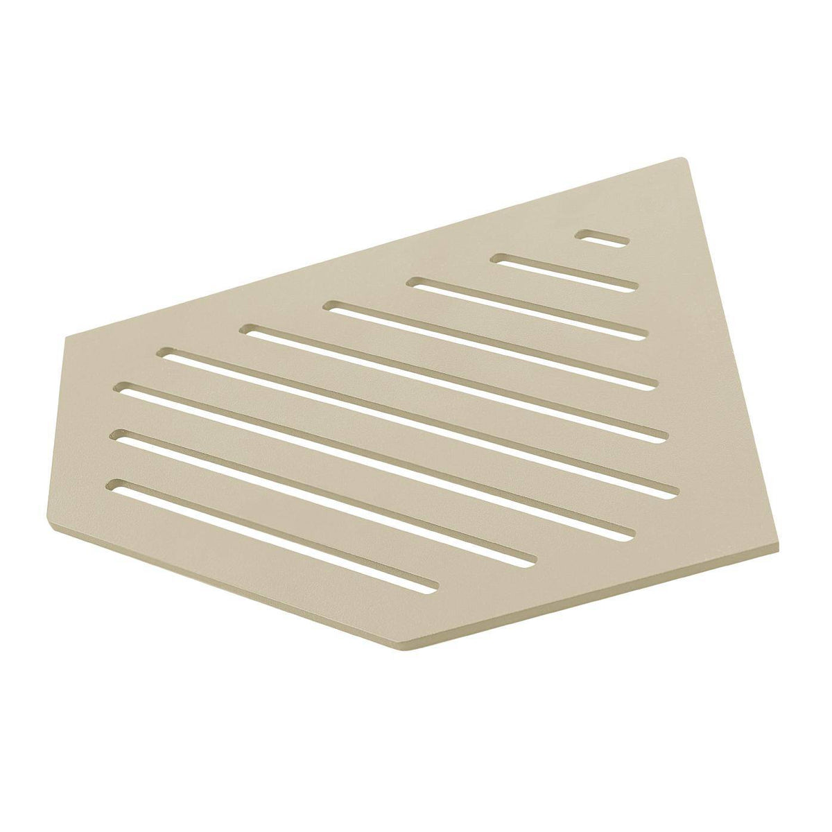 Tablette d'angle DURAL TI-SHELF LINE aluminium structuré sable