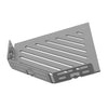 Eckablage mit Reling TI-SHELF LINE Aluminium strukturbeschichtet betongrau RAL 0006500 32mm