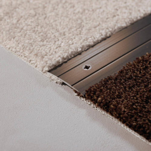 Übergangsprofil gebohrt MAXIFLOOR Aluminium eloxiert titan 270cm