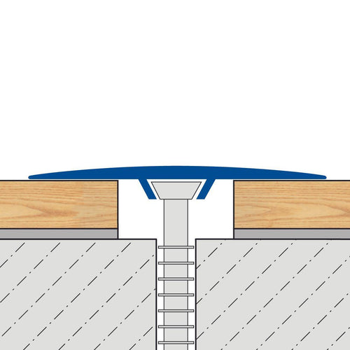 Profilé de transition DURAL MULTIFLOOR EXPANSION aluminium anodisé argent 100cm
