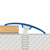 DURAL transition profile MULTIFLOOR TRANS. Aluminium anodised titanium 270cm