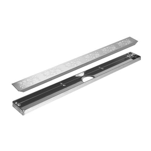 Caniveau DURAL Penta MYVARIO-LINE acier inoxydable (V2A/304) brossé 70cm