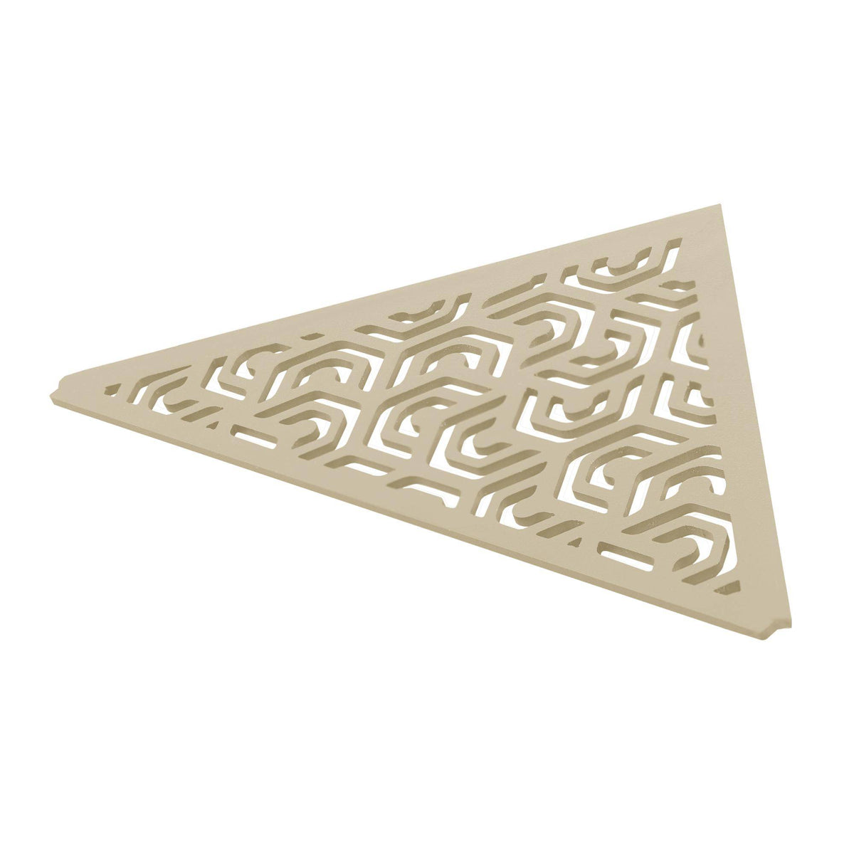 Tablette d'angle DURAL TI-SHELF PENTA aluminium structuré sable