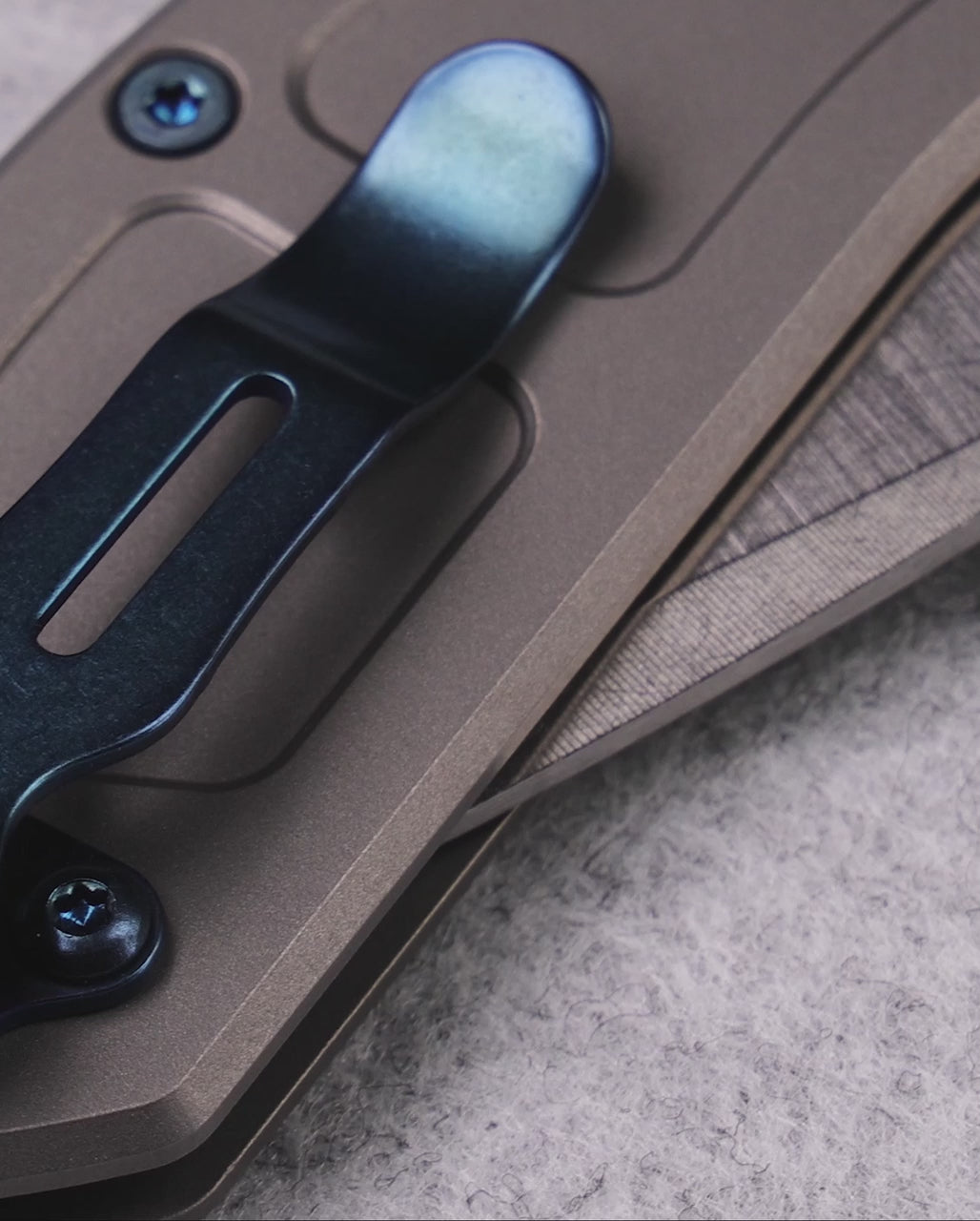 Product video showcasing knife features