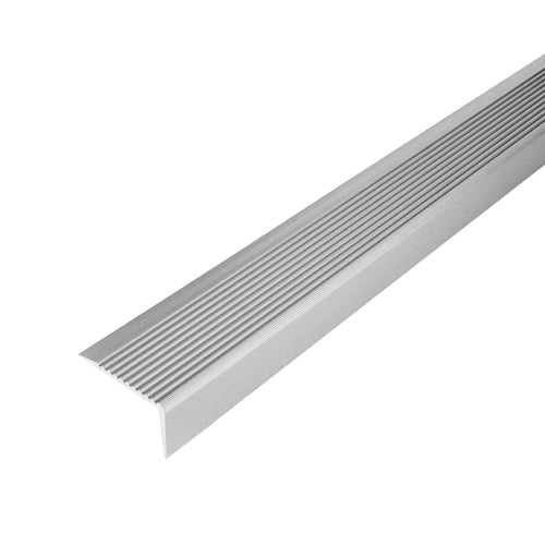 Treppenstufenprofil ungebohrt PROTECT Aluminium eloxiert silber 20mm 270cm