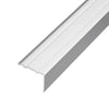 Treppenstufenprofil ungebohrt PROTECT Aluminium eloxiert silber 10mm 270cm