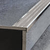 Treppenstufenprofil ungebohrt PROTECT Aluminium natur 17mm 250cm