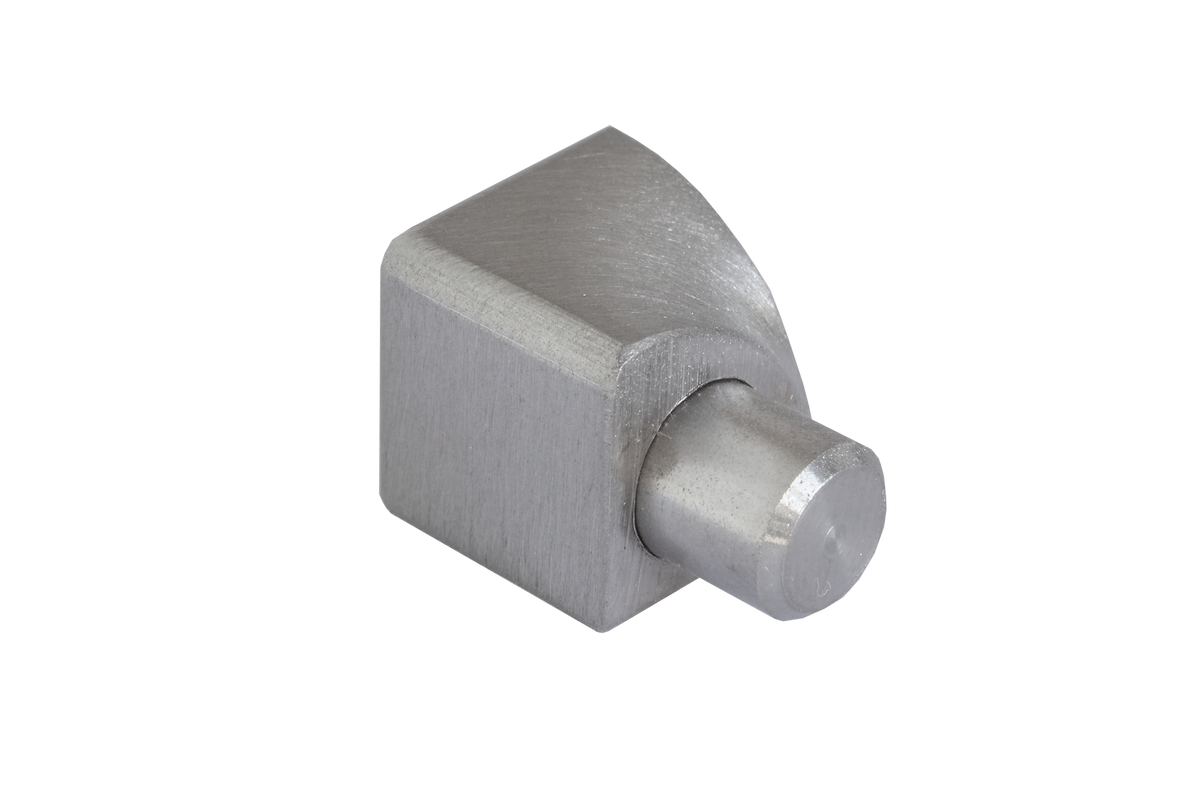 Innenecke RONDI RO Metalldruckguss gebürstet 10mm Beutel a 20 Stk.