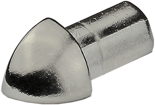 Außenecke RONDI RO Metalldruckguss natur 6mm
