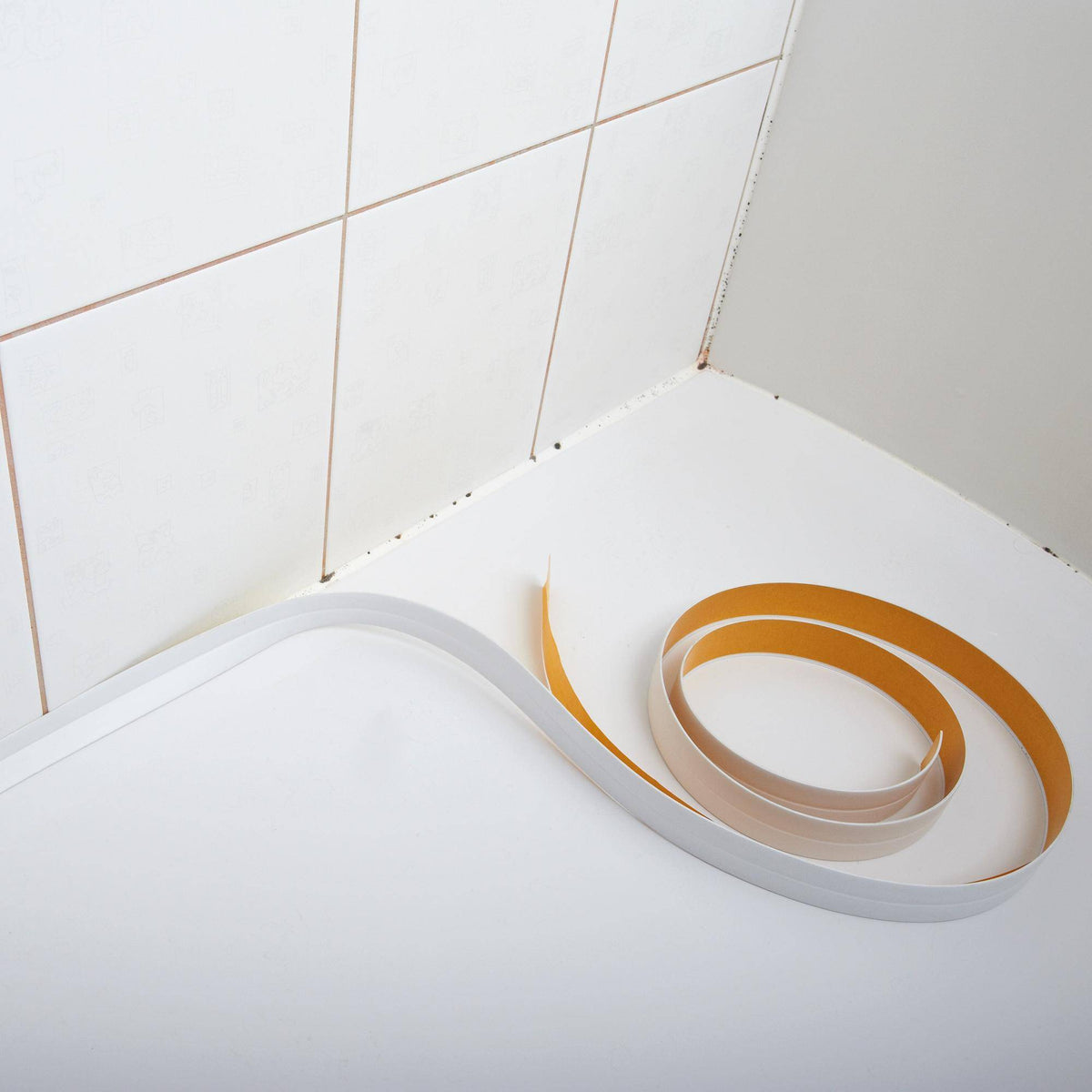 Profilé sanitaire DURAL SANISTRIP PVC blanc 10mm 350cm