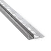 Wandprofil zur Glasaufnahme SHOWER-GK GLAS WALL Edelstahl (V2A/304) gebürstet 19mm 220cm