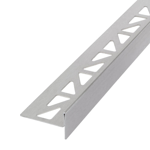 Gefällekeil zur Glasaufnahme links SHOWER-GK GLAS FLOOR Edelstahl (V2A/304) gebürstet 19mm 98cm