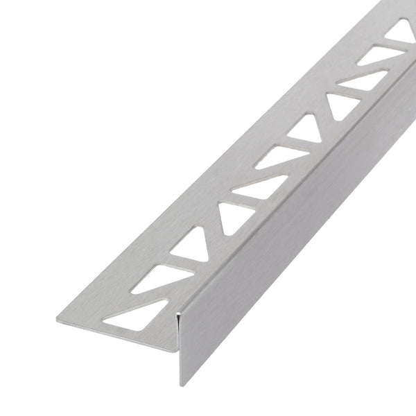 Cale de pente DURAL pour recevoir le verre à droite SHOWER-GK GLAS FLOOR acier inoxydable (V2A/304) brossé 19mm 200cm
