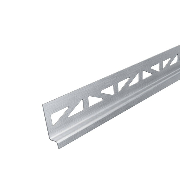DURAL wandaansluiting afschotwig rechts (in de richting van de goot) SHOWER-GK TEGEL RVS (V2A/304) geborsteld 12,5mm 98cm