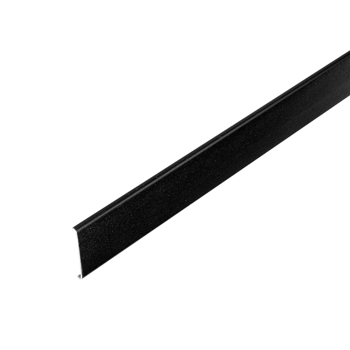 Wandanschlussprofil SHOWER-GK CONNECT Edelstahl (V2A/304) schwarz matt RAL 9011 strukturbeschichtet 8mm 150cm