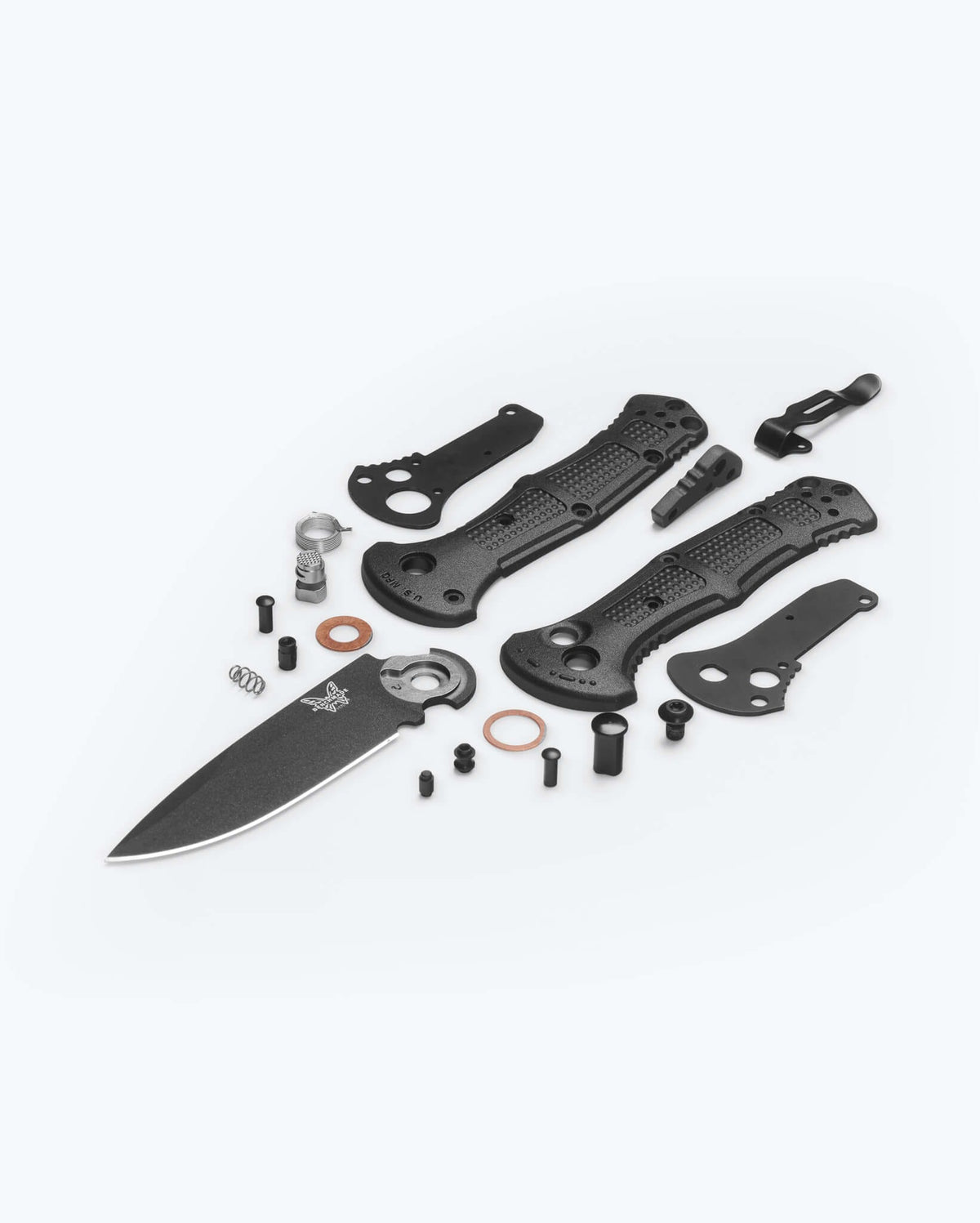 Eighth product image showing an exploded view of the knife