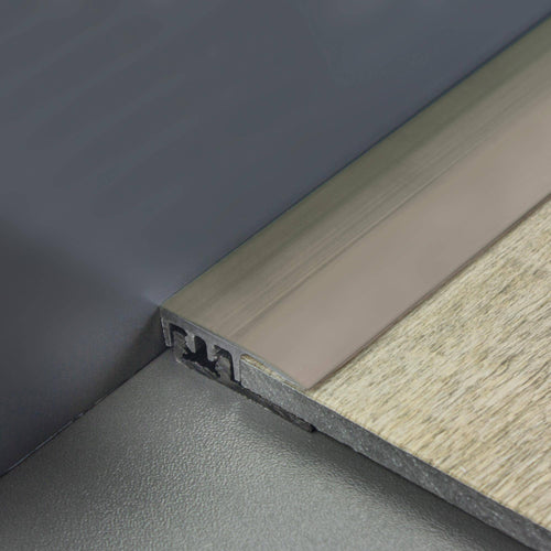 Abschlussprofil SNAP LVT BORDER Aluminium eloxiert silber 5-7mmmm 100cm