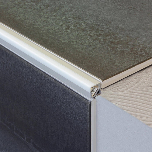 Profil de base DURAL LED SQUARELINE LED aluminium anodisé argent 11mm 250cm