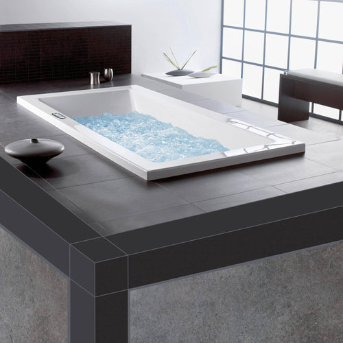 DURAL Profilé carré SQUARELINE Aluminium thermolaqué noir mat 11mm 250cm