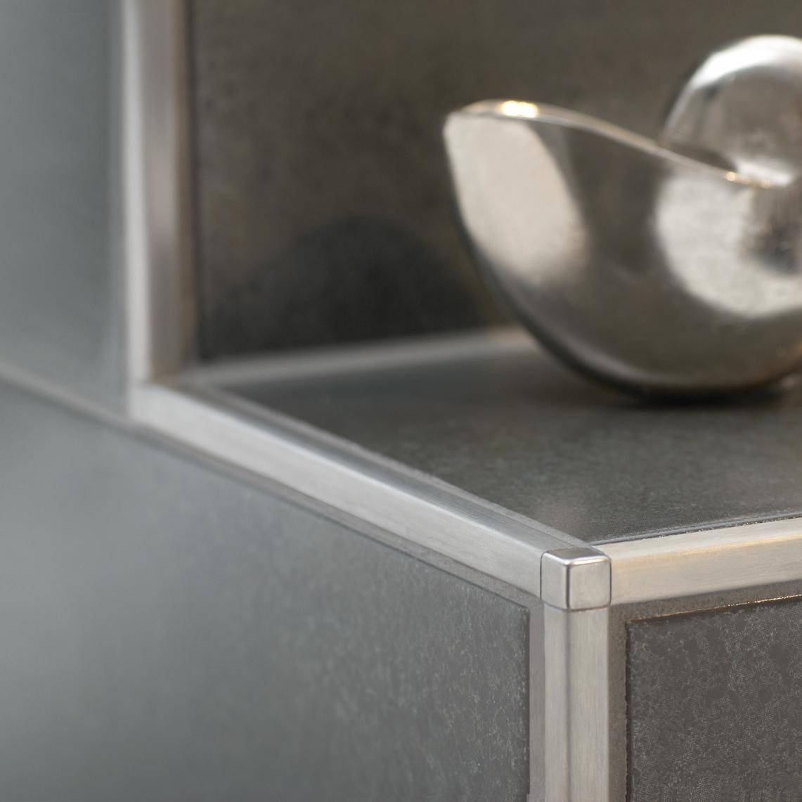 DURAL Angle intérieur et extérieur SQUARELINE Acier inoxydable (V2A/304) naturel 9mm