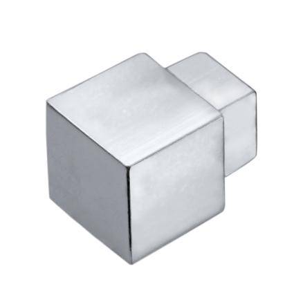 DURAL Angle intérieur et extérieur SQUARELINE aluminium anodisé brillant argent 12,5mm