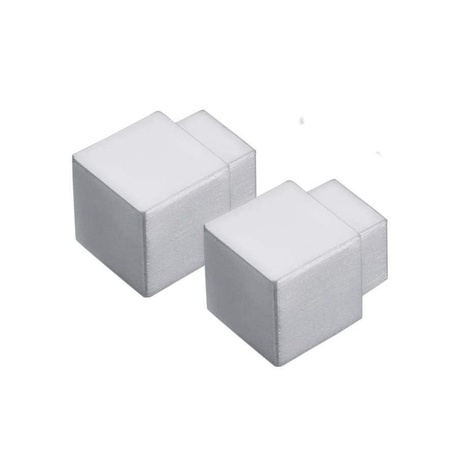 Innen- und Außenecke SQUARELINE Metalldruckguss silber matt 11mm