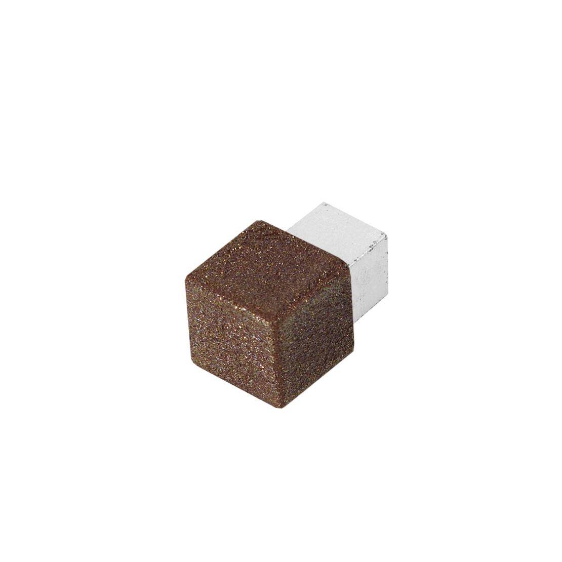 Angle intérieur et extérieur DURAL SQUARELINE aluminium structuré brun 11mm