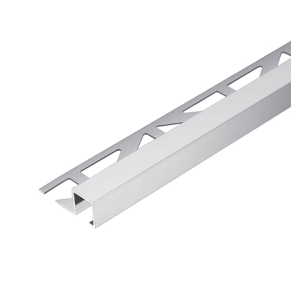 Profilé de finition DURAL SQUARELINE aluminium anodisé argent 9mm 300cm