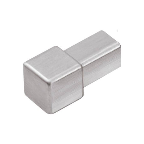 Angle intérieur et extérieur DURAL SQUARELINE métal coulé sous pression brossé 12,5mm