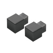Innen- und Außenecke SQUARELINE PVC schwarz 9mm