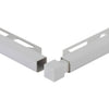 Innen- und Außenecke SQUARELINE PVC silbergrau 7mm