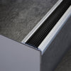 Treppenstufenprofil TREPPENWINKEL Aluminium eloxiert silber 12mm 250cm