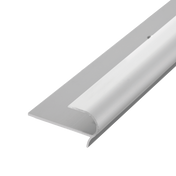 DURAL stair tread profile STEPFLOOR aluminium anodised silver 14mm 270cm