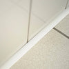 Profilé de raccord mur/sol DURAL T-COVE Aluminium thermolaqué blanc 12mm 250cm