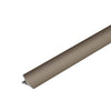 Wand/Boden-Anschlussprofil T-COVE Aluminium eloxiert titan 22mm 250cm