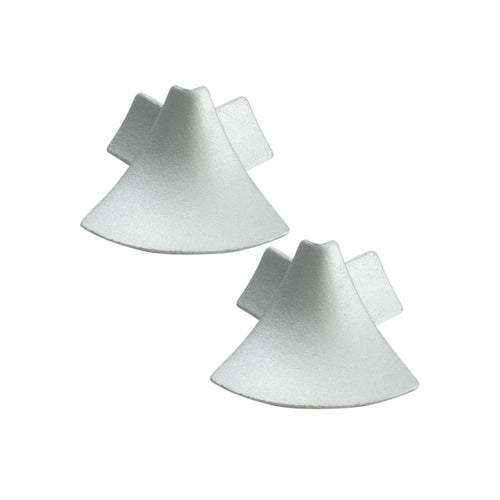 Außenecke T-COVE Metalldruckguss pulverbeschichtet weiß 22mm