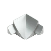 Innenecke T-COVE Metalldruckguss pulverbeschichtet weiß 22mm