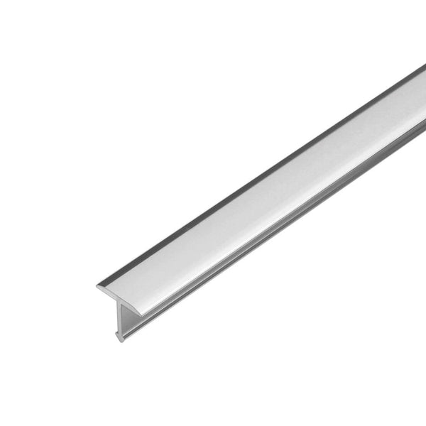 Profilé de recouvrement DURAL adapté au Z-Flex Curver T-FLOOR aluminium laiton chromé 8mm 250cm