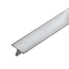 DURAL Profilé de recouvrement T-FLOOR Acier inoxydable (V2A/304) argenté poli brillant avec film de protection 7mm 250cm