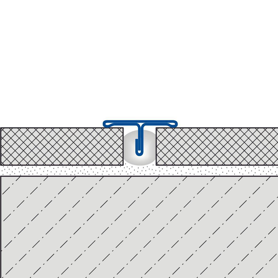 Abdeckprofil T-FLOOR Edelstahl (V2A/304) silber hochglanzpoliert mit Schutzfolie 7mm 250cm