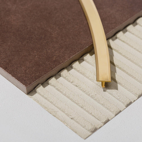 DURAL afdekprofiel passend voor Z-Flex Curver T-FLOOR naturel messing 7mm 250cm